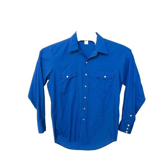 Vintage 1980’s Maico Modos Pearl Snap Shirt Made In USA San Francisco 16/34 - Picture 2 of 11